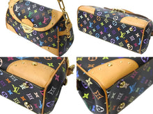 Load image into Gallery viewer, LOUIS VUITTON ルイヴィトン ショルダーバッグ M40204 ビバリーMM モノグラムマルチカラー ブラック ゴールド金具 良品 中古 58980