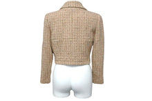 Load image into Gallery viewer, CHANEL シャネル ジャケット 01A ピンク ベージュ ツイード ココマークボタン P18602W02838 サイズ38 美品 中古 58983