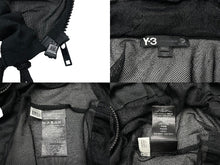 Load image into Gallery viewer, Y-3 ワイスリー YOHJI YANAMOTO ADIDAS メッシュ コート ジャケット ドローコード ブラック ナイロン サイズM 中古 58990