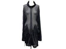 Load image into Gallery viewer, Y-3 ワイスリー YOHJI YANAMOTO ADIDAS メッシュ コート ジャケット ドローコード ブラック ナイロン サイズM 中古 58990