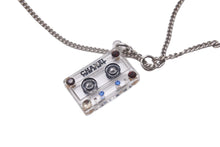 Load image into Gallery viewer, CHANEL シャネル カセットテープ ネックレス 2004年 04P ココマーク シルバー アクセサリー ジュエリー ロゴ メッキ 中古 59060
