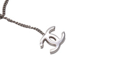Load image into Gallery viewer, CHANEL シャネル カセットテープ ネックレス 2004年 04P ココマーク シルバー アクセサリー ジュエリー ロゴ メッキ 中古 59060