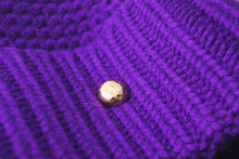 Load image into Gallery viewer, LOUIS VUITTON ルイヴィトン ニットキャップ ワッチキャップ ビーニー ニット帽 ウール パープル 美品 中古 59069