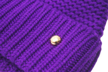 Load image into Gallery viewer, LOUIS VUITTON ルイヴィトン ニットキャップ ワッチキャップ ビーニー ニット帽 ウール パープル 美品 中古 59069