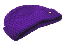 Load image into Gallery viewer, LOUIS VUITTON ルイヴィトン ニットキャップ ワッチキャップ ビーニー ニット帽 ウール パープル 美品 中古 59069
