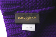 Load image into Gallery viewer, LOUIS VUITTON ルイヴィトン ニットキャップ ワッチキャップ ビーニー ニット帽 ウール パープル 美品 中古 59069