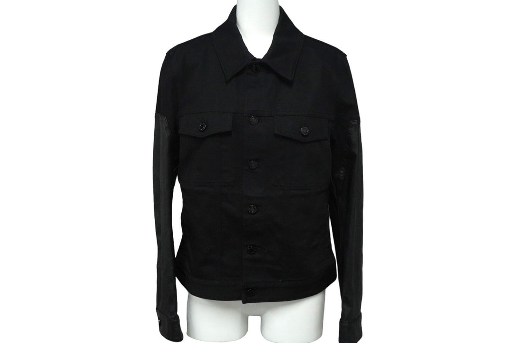 GIVENCHY ジバンシージャケット コットン羊革 ブラック サイズ36 レディース 16A 3513 608 美品 中古 59087 