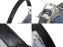 Load image into Gallery viewer, 極美品 Christian Dior クリスチャンディオール ショルダーバッグ サドルバッグ ガリアーノ デニム シルバー金具 中古 59090