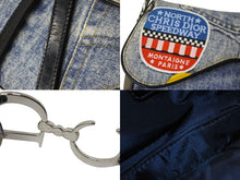 Load image into Gallery viewer, 極美品 Christian Dior クリスチャンディオール ショルダーバッグ サドルバッグ ガリアーノ デニム シルバー金具 中古 59090