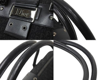 Load image into Gallery viewer, Christian Dior クリスチャンディオール ハンドバッグ ストリートシック トロッター柄 97BM-1003 ブラック 美品 中古 59098