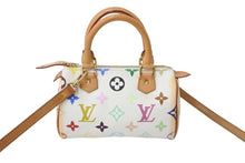 Load image into Gallery viewer, LOUIS VUITTON ルイヴィトン ハンドバッグ M92645 スト付き ミニスピーディ ブロン モノグラムマルチカラー ゴールド金具 良品 中古 59111
