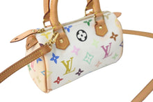 Load image into Gallery viewer, LOUIS VUITTON ルイヴィトン ハンドバッグ M92645 スト付き ミニスピーディ ブロン モノグラムマルチカラー ゴールド金具 良品 中古 59111