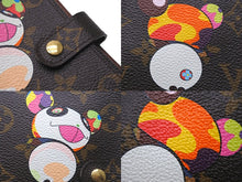 Load image into Gallery viewer, LOUIS VUITTON ルイヴィトン 手帳カバー アジェンダ PM モノグラム・パンダ 村上隆 R20011 ゴールド金具 美品 中古 59130