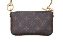 Load image into Gallery viewer, LOUIS VUITTON ルイヴィトン ポーチ ミニバッグ チェーン M60095 ポシェットミラPM ブラウン ゴールド金具 美品 中古 59131