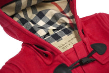 Load image into Gallery viewer, BURBERRY BRIT バーバリー ブリッド ダッフル ウール コート ピンク系 4020919 アウター チェック サイズ38 良品 中古 59148
