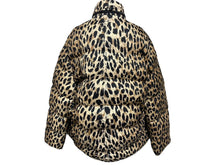 Load image into Gallery viewer, 極美品 BALENCIAGA バレンシアガ ダウンジャケット レオパード柄パテッド サイズ34 595221 TGL34 中古 59153