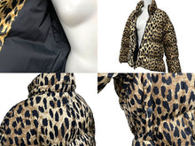 Load image into Gallery viewer, 極美品 BALENCIAGA バレンシアガ ダウンジャケット レオパード柄パテッド サイズ34 595221 TGL34 中古 59153