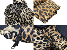 Load image into Gallery viewer, 極美品 BALENCIAGA バレンシアガ ダウンジャケット レオパード柄パテッド サイズ34 595221 TGL34 中古 59153