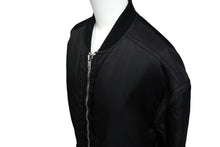 Load image into Gallery viewer, 3.1 Phillip Lim 3.1 フィリップリム MA-1 バックストラップ コート ブラック ナイロン ジップ F162-8396NTWM 美品 中古 59169