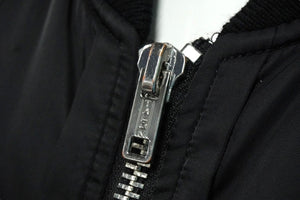 3.1 Phillip Lim 3.1 フィリップリム MA-1 バックストラップ コート ブラック ナイロン ジップ F162-8396NTWM 美品 中古 59169