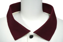 Load image into Gallery viewer, TOGA トーガ プルラ ポロシャツ ワインレッド ホワイト 切り替えデザイン メッシュ サンプル品 美品 中古 59183