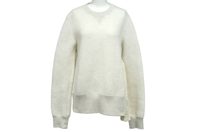 Sacai サカイ スポンジ スウェット プルオーバー プリーツデザイン 霜降りグレー サンプル品 5364 美品 中古 59184 