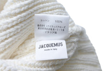 Load image into Gallery viewer, JACQUEMUS ジャックムス 半袖ニット セーター アイボリー オフホワイト コットン サイズ36 美品 中古 59189