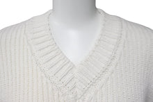 Load image into Gallery viewer, JACQUEMUS ジャックムス 半袖ニット セーター アイボリー オフホワイト コットン サイズ36 美品 中古 59189