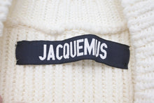 Load image into Gallery viewer, JACQUEMUS ジャックムス 半袖ニット セーター アイボリー オフホワイト コットン サイズ36 美品 中古 59189