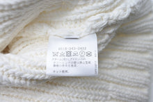 Load image into Gallery viewer, JACQUEMUS ジャックムス 半袖ニット セーター アイボリー オフホワイト コットン サイズ36 美品 中古 59189