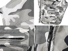 Load image into Gallery viewer, 新品同様品 BALENCIAGA バレンシアガ ベスト 681459 カモフラージュプリント カーゴポケット ブラック グレー 48 中古 59199