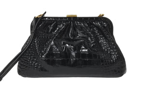 ●送料込●BALENCIAGA●ヴィル S クロコ型押しバッグ BALENCIAGA バレンシアガ ショルダーバッグ クロッカークラウド