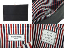 Load image into Gallery viewer, THOM BROWNE トムブラウン ラージデュエット トート ブラック カーフスキンレザー MAG228A00198001 美品 中古 59212