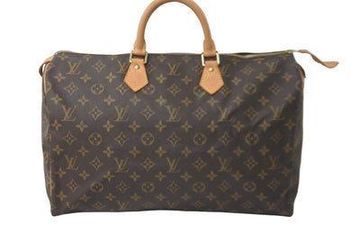 LOUIS VUITTON ルイヴィトン ハンドバッグ スピーディ40 M41522 モノグラム ブラウン 美品 中古 59276