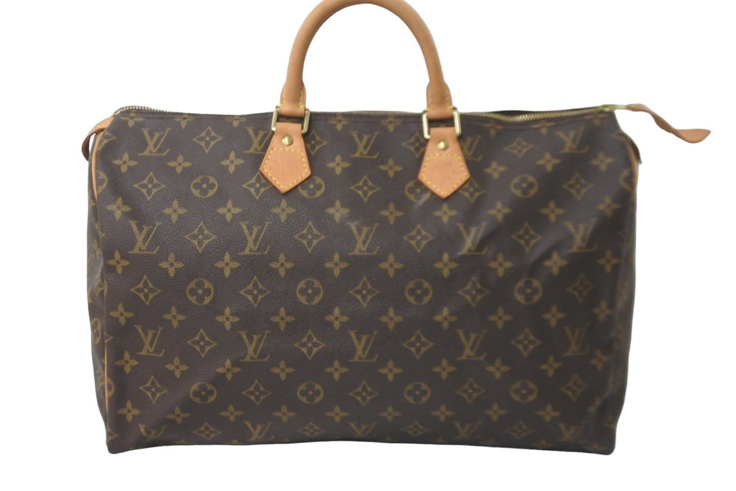 LOUIS VUITTON ルイヴィトン ハンドバッグ スピーディ40 M41522 モノグラム ブラウン 美品 中古 59276