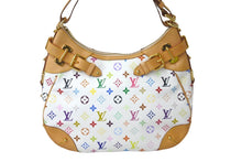 Load image into Gallery viewer, 極美品 LOUIS VUITTON ルイヴィトン ショルダーバッグ グレタ M40195 モノグラムマルチカラー ホワイト 中古 59298