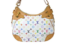 Load image into Gallery viewer, 極美品 LOUIS VUITTON ルイヴィトン ショルダーバッグ グレタ M40195 モノグラムマルチカラー ホワイト 中古 59298