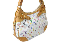 Load image into Gallery viewer, 極美品 LOUIS VUITTON ルイヴィトン ショルダーバッグ グレタ M40195 モノグラムマルチカラー ホワイト 中古 59298