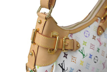 Load image into Gallery viewer, 極美品 LOUIS VUITTON ルイヴィトン ショルダーバッグ グレタ M40195 モノグラムマルチカラー ホワイト 中古 59298