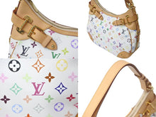 Load image into Gallery viewer, 極美品 LOUIS VUITTON ルイヴィトン ショルダーバッグ グレタ M40195 モノグラムマルチカラー ホワイト 中古 59298