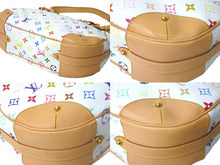 Load image into Gallery viewer, 極美品 LOUIS VUITTON ルイヴィトン ショルダーバッグ グレタ M40195 モノグラムマルチカラー ホワイト 中古 59298
