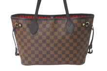 Load image into Gallery viewer, 極美品 LOUIS VUITTON ルイ ヴィトン トートバッグ ネヴァーフルPM N41359 ダミエエベヌキャンバス ブラウン 中古 59301