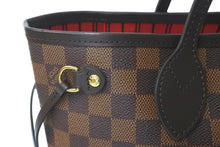 Load image into Gallery viewer, 極美品 LOUIS VUITTON ルイ ヴィトン トートバッグ ネヴァーフルPM N41359 ダミエエベヌキャンバス ブラウン 中古 59301