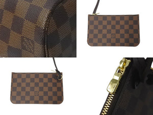 極美品 LOUIS VUITTON ルイ ヴィトン トートバッグ ネヴァーフルPM N41359 ダミエエベヌキャンバス ブラウン 中古 59301