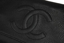 Load image into Gallery viewer, 極美品 CHANEL シャネル チェーン ウォレット ショルダーバッグ 17番台 キャビアスキン ブラック シルバー金具 中古 59305