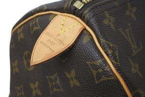 LOUIS VUITTON ルイヴィトン ボストンバッグ キーポル55 M41424 モノグラム ブラウン 美品 中古 59306