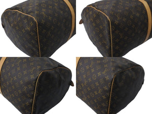 LOUIS VUITTON ルイヴィトン ボストンバッグ キーポル55 M41424 モノグラム ブラウン 美品 中古 59306