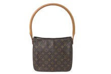 Load image into Gallery viewer, LOUIS VUITTON ルイヴィトン モノグラム ルーピングMM ショルダーバッグ ワンショルダー ブラウン ロゴ M51146 美品 中古 59309