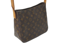 Load image into Gallery viewer, LOUIS VUITTON ルイヴィトン モノグラム ルーピングMM ショルダーバッグ ワンショルダー ブラウン ロゴ M51146 美品 中古 59309