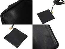 Load image into Gallery viewer, CHANEL シャネル 巾着 チェーン ショルダーバッグ ブラック ココマーク 2番台 ココボール レザー ゴールド金具 中古 59316